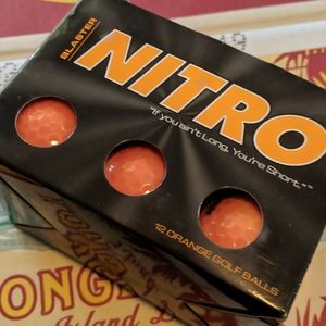 NIB NITRO Orange Dozen Golf Balls
